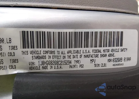 2008 Jeep Commander Overland из США, поврежденный, VIN 1J8HG68268C215294